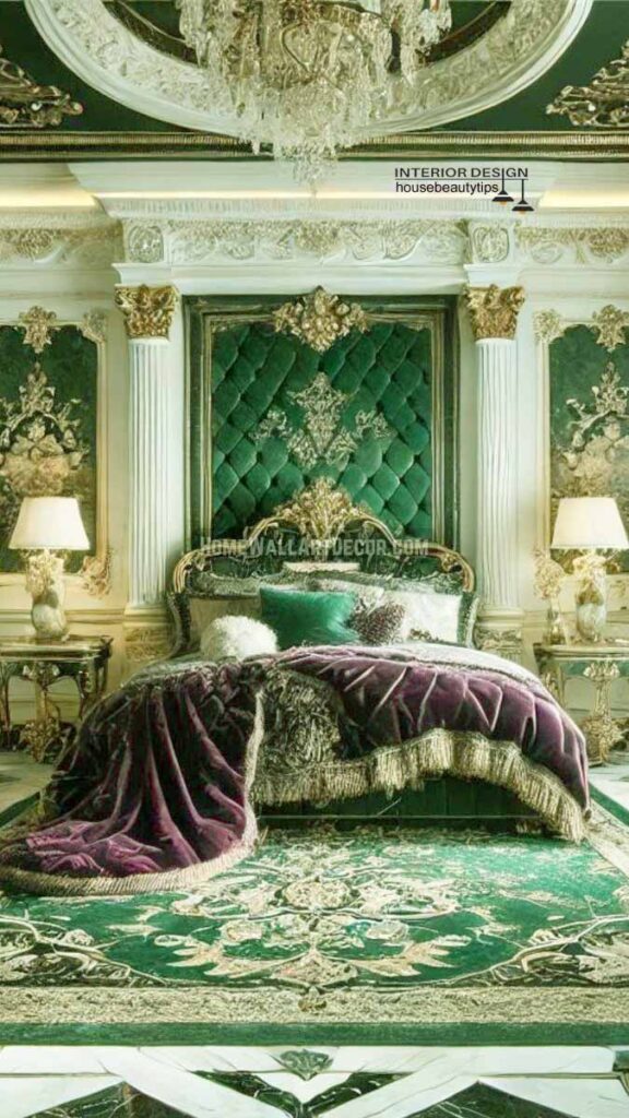 green and brown bedroom ideas ( dark green and gold bedroom  )