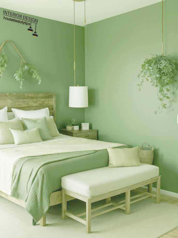 eco-friendly green bedroom ideas (  bedroom blue and green  )
