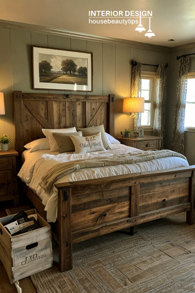 Rustic Farmhouse Bedroom