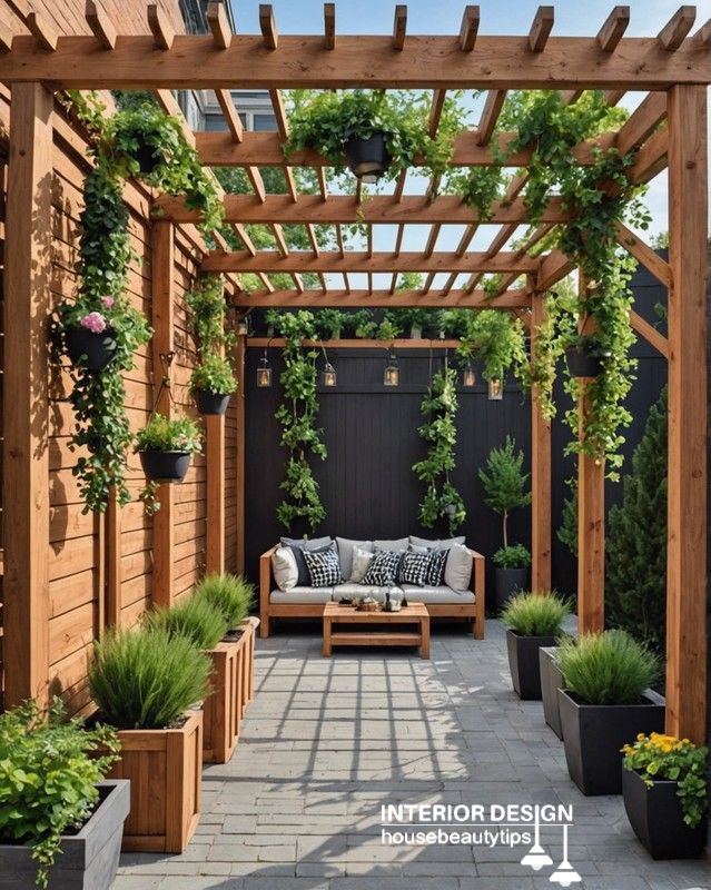 Space-saving garden designs