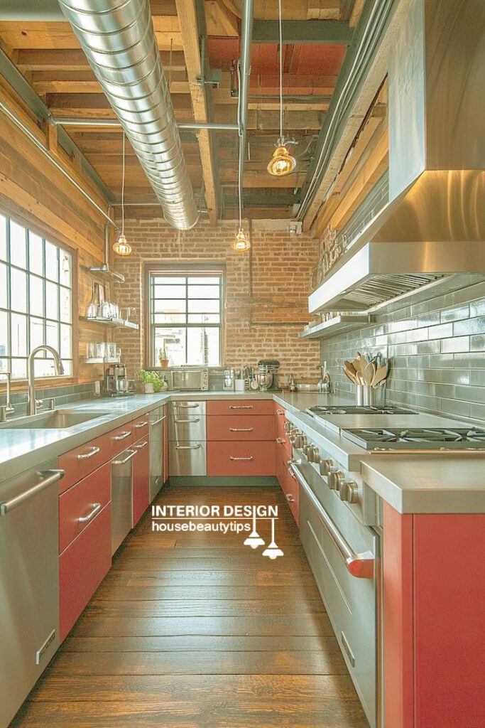 Industrial Elements in USA kitchens