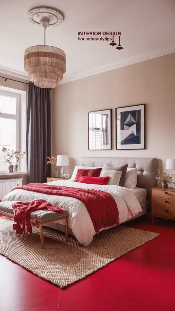 USA's Best Red Bedroom Designs: A Bold and Inviting Choice