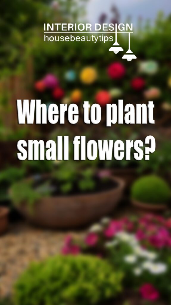 Where to Plant Small Flowers? ( housebeautytips.com