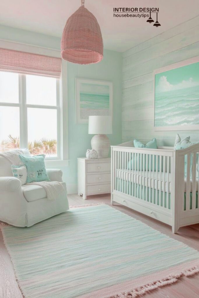 Coastal Calm baby bedroom