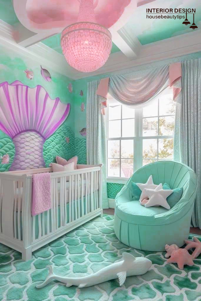 Playful Pastels in baby bedroom