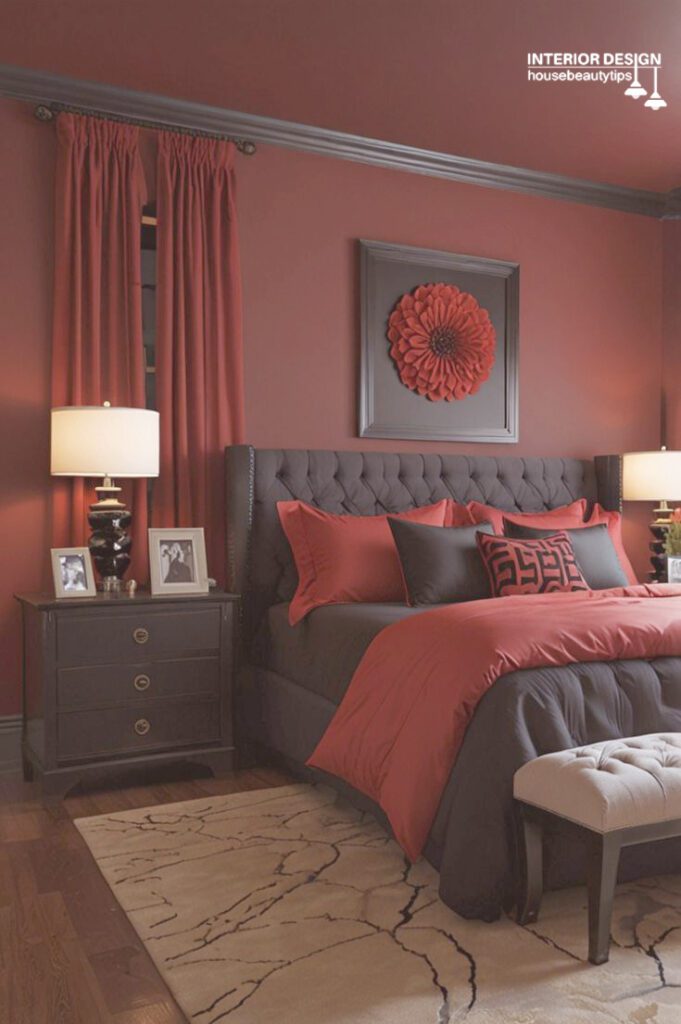 USA's best red bedroom designs