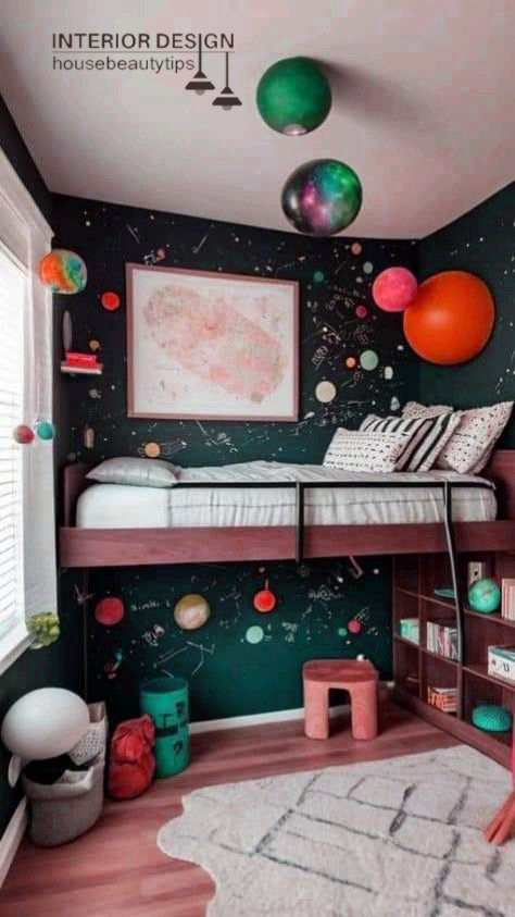 Space Adventure for kids bedroom