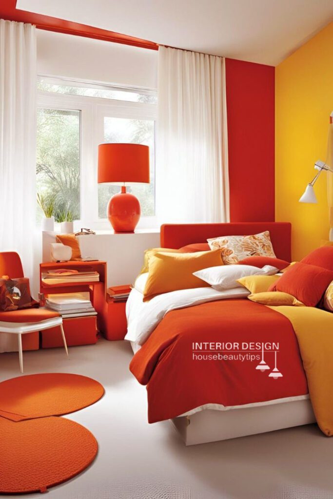 Why Red and Orange Tones Work Well in Bedrooms