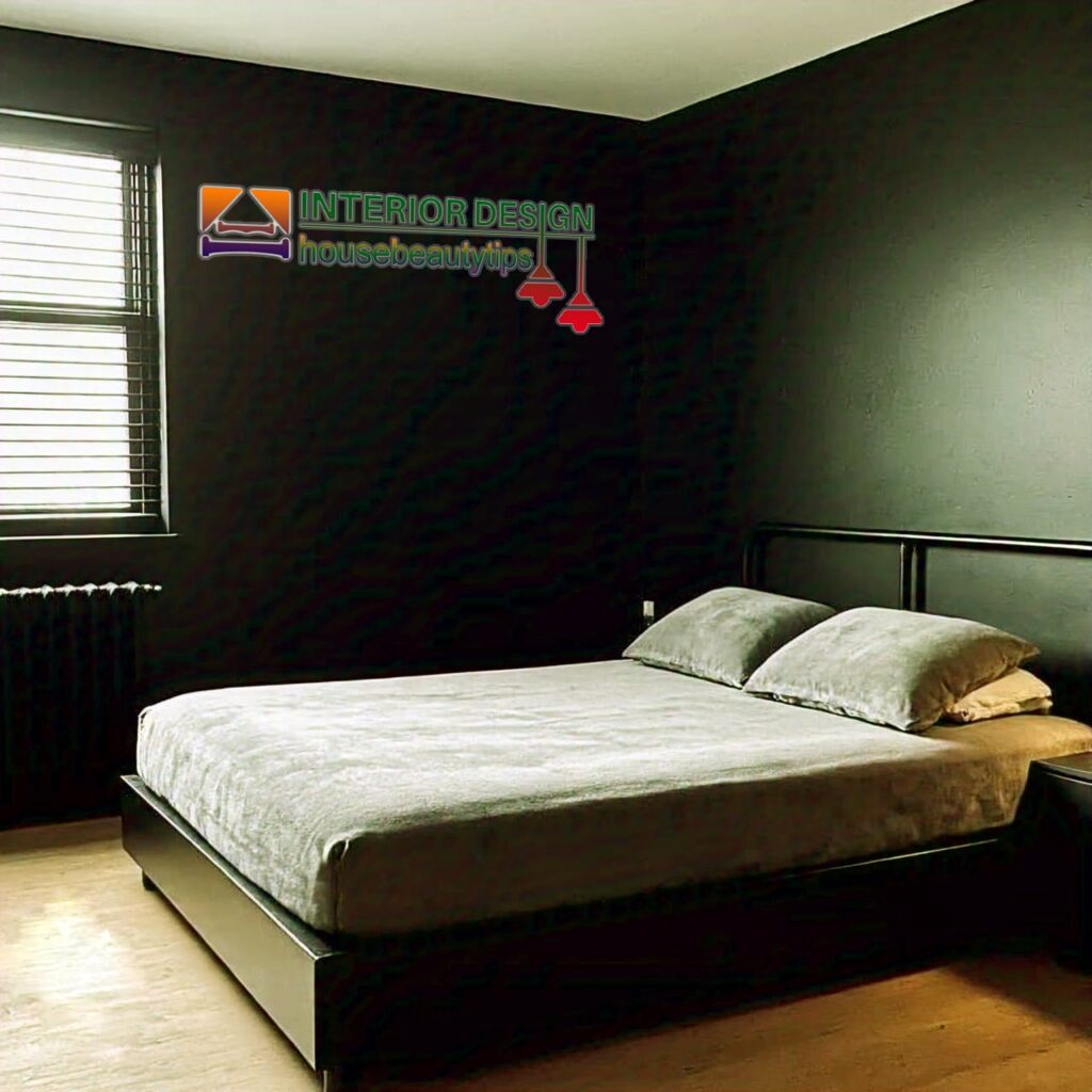 Black Bedroom Design Ideas for Small Spaces  ( black and green bedroom ideas ) 