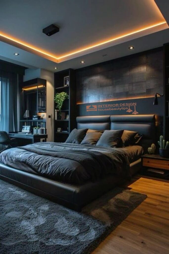 Modern Black Bedroom Ideas for a Luxurious Look ( black headboard bedroom ideas ) 