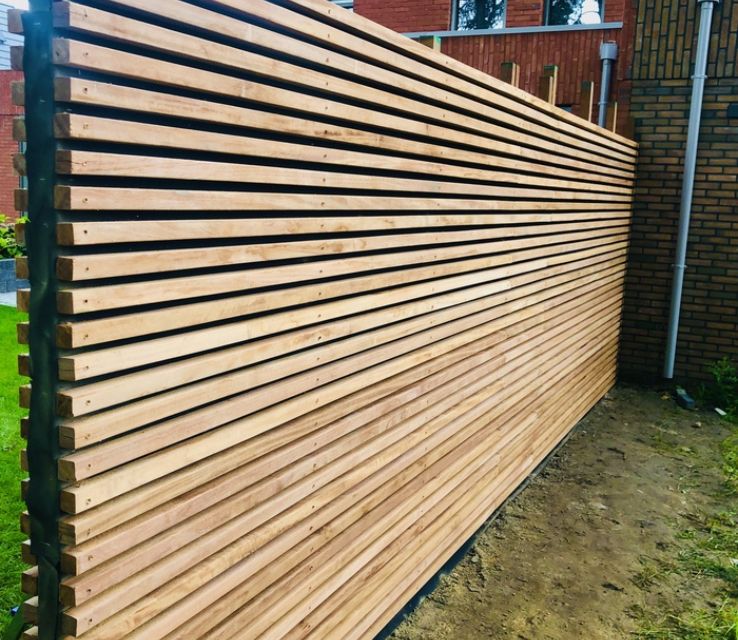Contemporary Modern Horizontal Fence