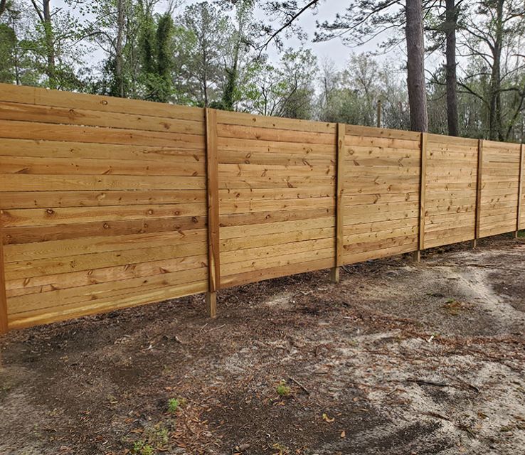 Horizontal Privacy Fence