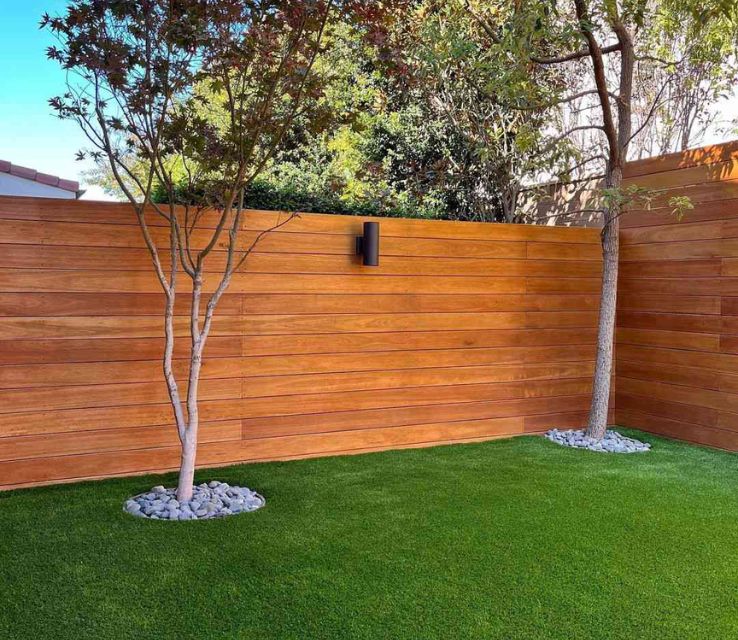 Modern Horizontal Fence