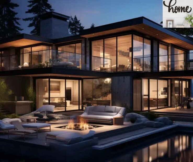 Modern Lake House