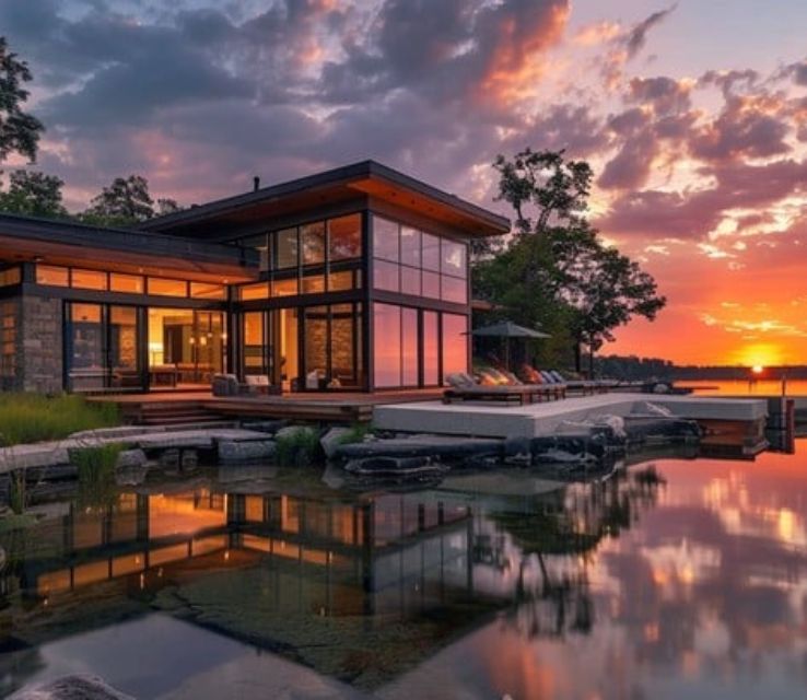 Modern Lake House