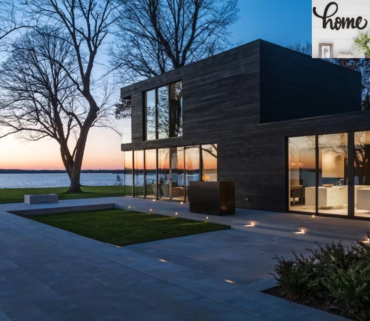 Modern Lake House